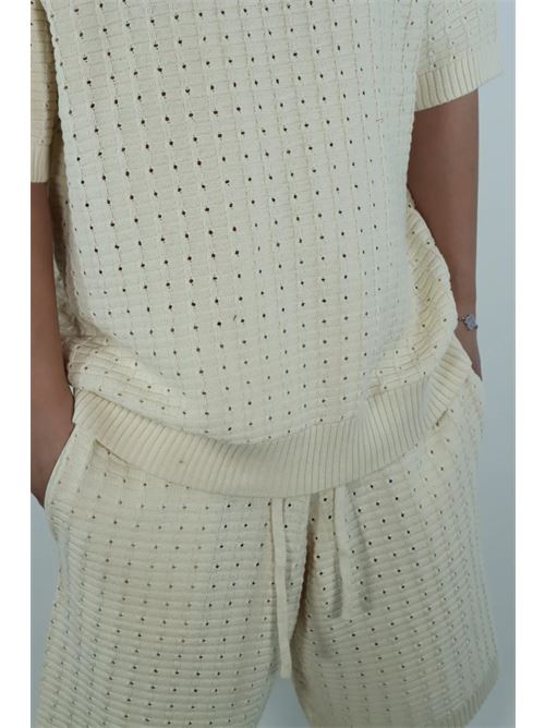 BERMUD+T SHIRT PRIMID | W85898/IVORY WHITE